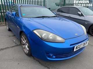 Location: BELVEDERE - 2007 HYUNDAI COUPE SIII A COUPE REG: WG07DUY, 1975cc PETROL, 4 SPEED AUTO PETROL, Former Keepers: 4, Keys: No, MOT: Expiry date05.11.2025