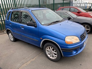 Location: Belvedere - 2003 SUZUKI IGNIS GL AUTO 5 Door Hatchback REG: GX03ZZF, Keys: No, MOT Expiry date: 20/05/2025, 1328 Petrol, 4 Speed Auto Petrol, Former Keepers: 9
