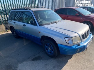 Location: Belvedere - 2002 SUBARU FORESTER ALL WEATHER Estate REG: LX02ORU, Keys: No, MOT Expiry date: 18/07/2024, 1994 Petrol, 5 Speed Manual Petrol, Former Keepers: 3