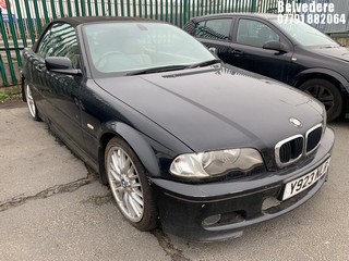 Location: Belvedere - 2001 BMW 330 CI SPORT AUTO Convertible REG: Y923NLR, Keys: No, MOT Expiry date: 07/09/2024, 2979 Petrol, 5 Speed Auto Petrol, Former Keepers: 7