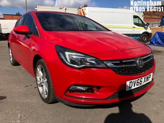 Location: Nottingham - 2016 VAUXHALL ASTRA SRI NAV ECOFLEX S/S 5 DOOR HATCHBACK REG: DV66XWP, 999cc PETROL, 5 SPEED MANUAL PETROL, Former Keepers: 7, Keys: Yes, MOT Expiry date: 19/12/2023