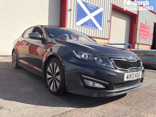 Location: Edinburgh - 2013  KIA OPTIMA 2 LUXE CRDI 4 Door Saloon REG: AV13KGG, 1685cc Diesel , 6 Speed Manual Diesel, Former Keepers: 4, Keys: Yes, MOT Expiry date: 05/08/2024