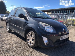 Location: Edinburgh - 2008 RENAULT TWINGO GT TCE 100 3 Door Hatchback REG: WK58UZO, Keys: No, MOT Expiry date: 31/07/2024, 1149 Petrol, 5 Speed Manual Petrol, Former Keepers: 11