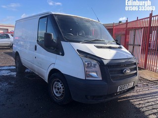 Location: Edinburgh - 2007 FORD TRANSIT 85 T280S FWD Panel Van REG: SE07DYX, Keys: No, MOT Expiry date: 20/12/2024, 2198 Diesel, 5 Speed Manual Diesel, Former Keepers: 7