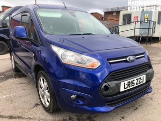 Location: Nottingham - 2015 FORD TRANSIT CONNECT 200 LIMIT Panel Van REG: LR15ZZJ, Keys: No, MOT Expiry date: 30/08/2025, 1560 Diesel, 6 Speed Manual Diesel, Former Keepers: 8