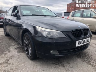 Location: Nottingham - 2008 BMW 520D SE AUTO 4 Door Saloon REG: MM08AMO, Keys: No, MOT Expiry date: 07/11/2024, 1995 Diesel, 6 Speed Auto Diesel, Former Keepers: 8