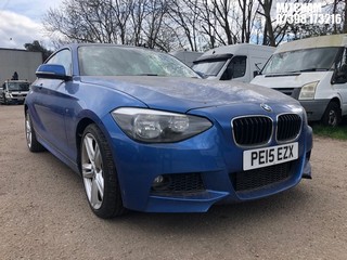 Location: Mitcham - 2015 BMW  116I M SPORT 3 Door Hatchback REG: PE15EZX, Keys: No, MOT Expiry date: 27/11/2023, 1598 Petrol, 6 Speed Manual Petrol, Former Keepers: 6