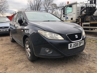 Location: Mitcham - 2008 SEAT IBIZA SE 5 Door Hatchback REG: RJ58OPY, Keys: No, MOT Expiry date: 26/04/2025, 1390 Petrol, 5 Speed Manual Petrol, Former Keepers: 8