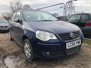 Location: Mitcham - 2005 VOLKSWAGEN POLO S 75 5 Door Hatchback REG: LC55YMK, Keys: No, MOT Expiry date: 30/11/2024, 1400 Petrol, 5 Speed Manual Petrol, Former Keepers: 4