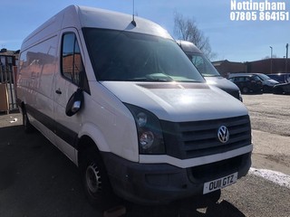 Location: Nottingham - 2011 VOLKSWAGEN CRAFTER CR35 TDI 136 MWB Panel Van REG: OU11GTZ, Keys: No, MOT Expiry date: 21/04/2025, 1968 Diesel, 6 Speed Manual Diesel, Former Keepers: 4