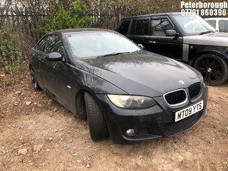 Location: Peterborough - 2009 BMW 320I M SPORT Coupe REG: MT09YTS, Keys: No, MOT Expiry date: 12/04/2025, 1995 Petrol, 6 Speed Manual Petrol, Former Keepers: 7