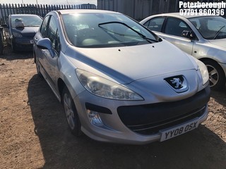Location: Peterborough - 2008 PEUGEOT 308 S DT 5 Door Hatchback REG: YY08OSX, Keys: No, MOT Expiry date: 13/01/2025, 1560 Diesel, 5 Speed Manual Diesel, Former Keepers: 9