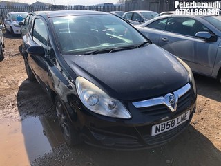 Location: Peterborough - 2008 VAUXHALL CORSA SXI 3 Door Hatchback REG: ND58LNE, Keys: No, MOT Expiry date: 01/04/2025, 1229 Petrol, 5 Speed Manual Petrol, Former Keepers: 7