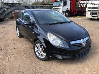 Location: Peterborough - 2008 VAUXHALL CORSA SXI A/C 3 Door Hatchback REG: KR08WYH, Keys: No, MOT Expiry date: 22/05/2025, 1229 Petrol, 5 Speed Manual Petrol, Former Keepers: 5