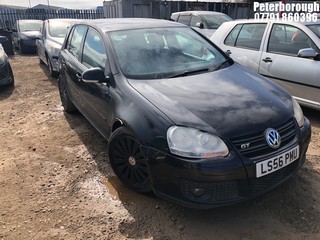 Location: Peterborough - 2007 VOLKSWAGEN GOLF GT TDI 140 3 Door Hatchback REG: LS56PMU, Keys: No, MOT Expiry date: 11/07/2025, 1968 Diesel, 6 Speed Manual Diesel, Former Keepers: 12