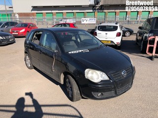 Location: Brentwood - 2008 VOLKSWAGEN POLO MATCH TDI 70 5 Door Hatchback REG: SD58ASO, Keys: No, MOT Expiry date: 10/09/2025, 1422 Diesel, 5 Speed Manual Diesel, Former Keepers: 7