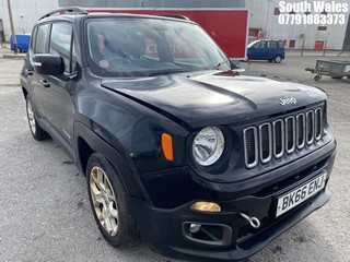 Location: South Wales - 2016  JEEP  RENEGADE LONGITUDE M-JET 	 Estate 	 REG: BK66ENJ, 1598cc Diesel , 6 Speed Manual Diesel 	, Former Keepers: 3, Keys: Yes, MOT Expiry date: 28/11/2024