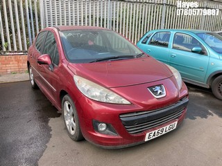 NOTE: ATF Registered Buyers ONLY - Location:  Hayes - 2009 PEUGEOT 207 SPORT AUTO 5 Door Hatchback REG: EA59LGU, Keys: No, 1598 Petrol, 4 Speed Auto Petrol, Former Keepers: 4