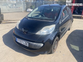 Location: Hull - 2007 PEUGEOT 107 URBAN MOVE 3 Door Hatchback REG: YT57LDE, Keys: No, MOT Expiry date: 13/12/2025, 998 Petrol, 5 Speed Manual Petrol, Former Keepers: 7