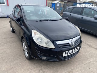 Location: Hull - 2008 VAUXHALL CORSA SXI A/C 3 Door Hatchback REG: FP08ZZW, Keys: No, MOT Expiry date: 13/02/2025, 1229 Petrol, 5 Speed Manual Petrol, Former Keepers: 7