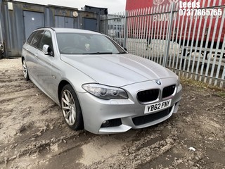 Location: Leeds - 2012 BMW 520D M SPORT Estate REG: YB62FNY, Keys: No, MOT Expiry date: 01-06-2024, 1995 Diesel, 6 Speed Manual Diesel, Former Keepers: 6