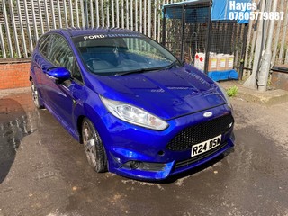Location:  Hayes - 2013 FORD FIESTA ST-2 TURBO 3 Door Hatchback REG: R24DSW, Keys: No, MOT Expiry date: 06/12/2023, 1596 Petrol, 6 Speed Manual Petrol, Former Keepers: 5