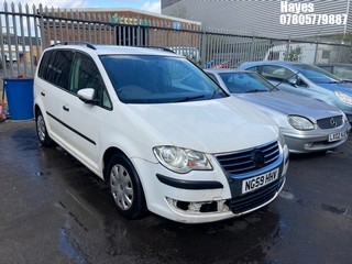 Location:  Hayes - 2010 VOLKSWAGEN TOURAN S BLUEMOTION TDI MPV REG: NG59HHV, Keys: No, MOT Expiry date: 23/10/2024, 1896 Diesel, 6 Speed Manual Diesel, Former Keepers: 5
