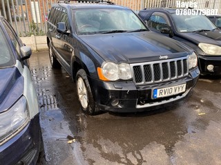 Location:  Hayes - 2010 JEEP  G CHEROKEE OVER-TEC CRD A Estate REG: RV10VYY, Keys: No, MOT Expiry date: 03/10/2024, 2987 Diesel, 5 Speed Auto Diesel, Former Keepers: 1