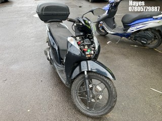 Location:  Hayes - 2014 HONDA ANC 125-E Motorcycle REG: RV64VZU, Keys: No, MOT Expiry date: 18/05/2024, 125 Petrol, , Former Keepers: 4