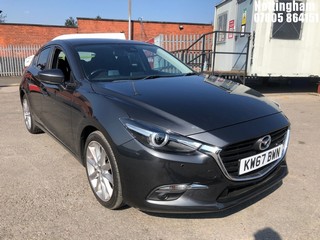 Location: Nottingham - 2018 MAZDA 3 SPORT NAV 5 DOOR HATCHBACK REG: KW67BWN., 1998cc PETROL, 6 SPEED MANUAL PETROL, Former Keepers: 4, Keys: Yes, MOT Expiry date: 25/10/2025