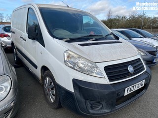 Location: Manchester - 2007 FIAT SCUDO COMF 90 M-JET SWB Panel Van REG: YX07XYG, 1560 Diesel, 5 Speed Manual Diesel, Former Keepers: 6, Keys: No, MOT Expiry date: 14/07/2024