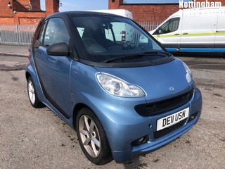 Location: Nottingham - 2011  SMART  FORTWO PULSE MHD AUTO Coupe  REG: DE11USN, 999cc Petrol , 5 Speed Auto Petrol, Former Keepers: 4, Keys: Yes, MOT Expiry date: 11/05/2022