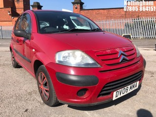 Location: Nottingham - 2008  CITROEN  C3 VIBE 5 Door Hatchback REG: DV08MMA, 1124cc Petrol , 5 Speed Manual Petrol, Former Keepers: 2, Keys: Yes, MOT Expiry date: 28/02/2025