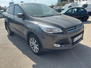 Location: North Woolwich - 2015 FORD KUGA TITANIUM 5 Door Hatchback REG: EJ65YWO, Keys: No, MOT Expiry date: 29/03/2025, 1498 Petrol, 6 Speed Manual Petrol, Former Keepers: 4