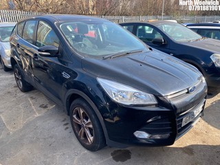 Location: North Woolwich - 2015 FORD  KUGA ZETEC 4X4 AUTO 5 Door Hatchback REG: GV15BXL, Keys: No, MOT Expiry date: 26/05/2024, 1498 Petrol, 6 Speed Auto Petrol, Former Keepers: 6