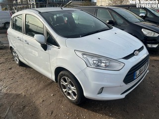 Location: North Woolwich - 2014 FORD B-MAX ZETEC TURBO MPV REG: LJ64VYC, Keys: No, MOT Expiry date: 06/07/2024, 998 Petrol, 5 Speed Manual Petrol, Former Keepers: 3