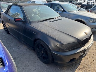Location: North Woolwich - 2005 BMW 318CI SPORT CONVERTIBLE Convertible REG: GY04LLY, Keys: No, MOT Expiry date: 28/09/2024, 1995 Petrol, 5 Speed Manual Petrol, Former Keepers: 4