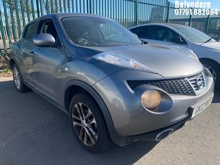 Location: BELVEDERE - 2012 NISSAN JUKE ACENTA PREMIUM CVT 5 Door Hatchback REG: GK12NKP, 1598 Petrol, Variable Speed Auto Petrol, Former Keepers: 7, Keys: Yes, MOT: Expiry date08.03.2025