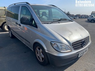 Location: Belvedere - 2008 MERCEDES VITO 109 CDI LONG Panel Van REG: KY08RNX, Keys: No, MOT Expiry date: 05/02/2024, 2148 Diesel, 6 Speed Manual Diesel, Former Keepers: 5