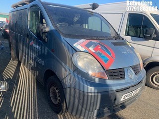 Location: Belvedere - 2006 RENAULT TRAFIC LL29 DCI 115 Panel Van REG: AK56OXF, Keys: No, MOT Expiry date: 21/03/2025, 1995 Diesel, 6 Speed Manual Diesel, Former Keepers: 19