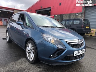 Location: Edinburgh - 2015 VAUXHALL ZAFIRA TOURER SRI TURBO MPV REG: CA64GYY, Keys: Yes, MOT Expiry date: 01/08/2025, 1364 Petrol, 6 Speed Manual Petrol, Former Keepers: 5