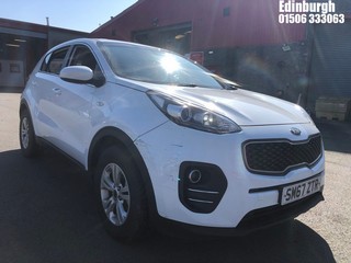 Location: Edinburgh - 2017  KIA  SPORTAGE 1 CRDI ISG Estate  REG: SM67ZTR, 1685cc Diesel , 6 Speed Manual Diesel, Former Keepers: 1, Keys: Yes, MOT Expiry date: 03/04/2025