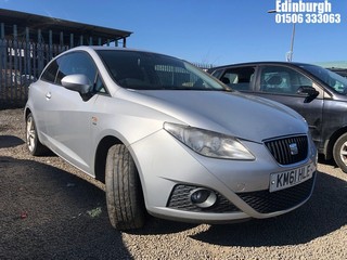 Location: Edinburgh - 2011 SEAT IBIZA SPORTRIDER CR TDI 3 Door Hatchback REG: KM61HLE, Keys: No, MOT Expiry date: 19/03/2024, 1598 Diesel, 5 Speed Manual Diesel, Former Keepers: 4