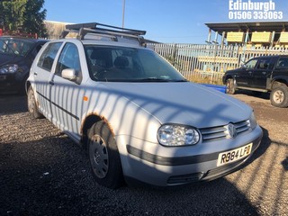 Location: Edinburgh - 1998 VOLKSWAGEN GOLF SE 3 Door Hatchback REG: R384LPD, Keys: No, MOT Expiry date: 21/12/2024, 1600 Petrol, 5 Speed Manual Petrol, Former Keepers: 2