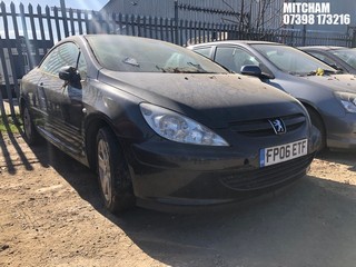 Location: Mitcham - 2006 PEUGEOT 307 CC Convertible REG: FP06ETF, Keys: No, MOT Expiry date: 08/05/2019, 1997 Petrol, 5 Speed Manual Petrol, Former Keepers: 4