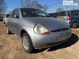 Location: Mitcham - 2003 FORD KA COLLECTION 3 Door Hatchback REG: GD53HVO, Keys: No, MOT Expiry date: 30/11/2024, 1299 Petrol, 5 Speed Manual Petrol, Former Keepers: 5