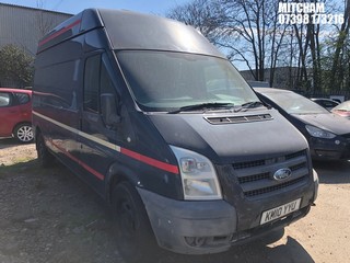 Location: Mitcham - 2010 FORD TRANSIT 115 T350L FWD Panel Van REG: KM10YYU, Keys: No, MOT Expiry date: 12/11/2024, 2198 Diesel, 6 Speed Manual Diesel, Former Keepers: 8