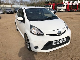 Location: Peterborough - 2013  TOYOTA  AYGO MOVE VVT-I S-A 	 5 Door Hatchback REG: KR13FHC, 998cc Petrol , 5 Speed Semi Auto Petrol 	, Former Keepers: 2, Keys: Yes, MOT Expiry date: 02/01/2026