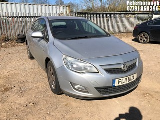 Location: Peterborough - 2011 VAUXHALL ASTRA ES CDTI ECOFLEX S/S 5 Door Hatchback REG: FL11UUA, Keys: No, MOT Expiry date: 27/11/2024, 1248 Diesel, 5 Speed Manual Diesel, Former Keepers: 5
