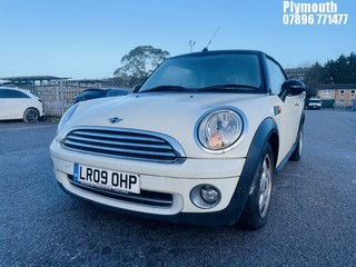 Location: Plymouth - 2009 MINI COOPER Convertible REG: LR09OHP, Keys: No, MOT Expiry date: 05/11/2024, 1598 Petrol, 6 Speed Manual Petrol, Former Keepers: 5